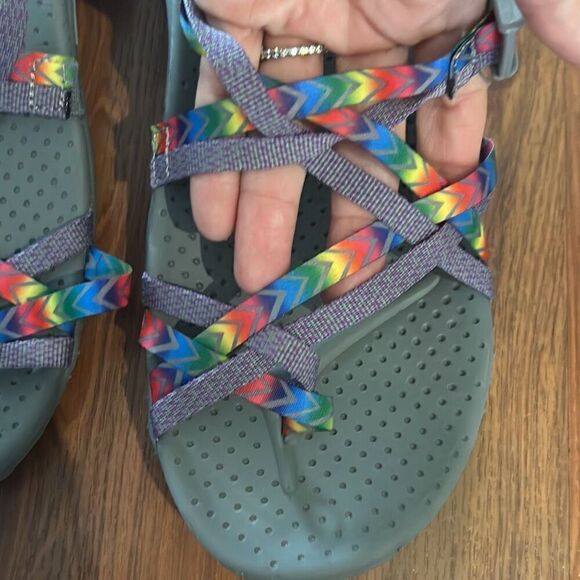 Sketchers multicolor sandals hiking sandals size 9 - Picture 2 of 7